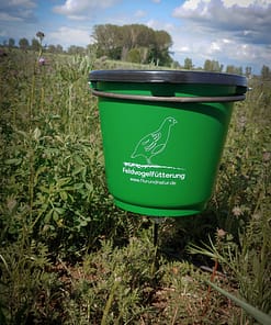 flurundnatur Rebhuhn- und Fasanen Fütterung im Blühstreifen