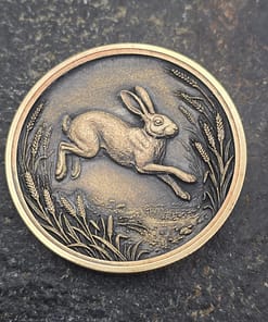 Münze Feldhase 40 mm