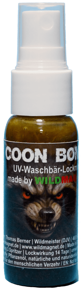 COON BOMB® WASCHBÄRBOMBE® UV-fluoreszierendes-Lockmittel