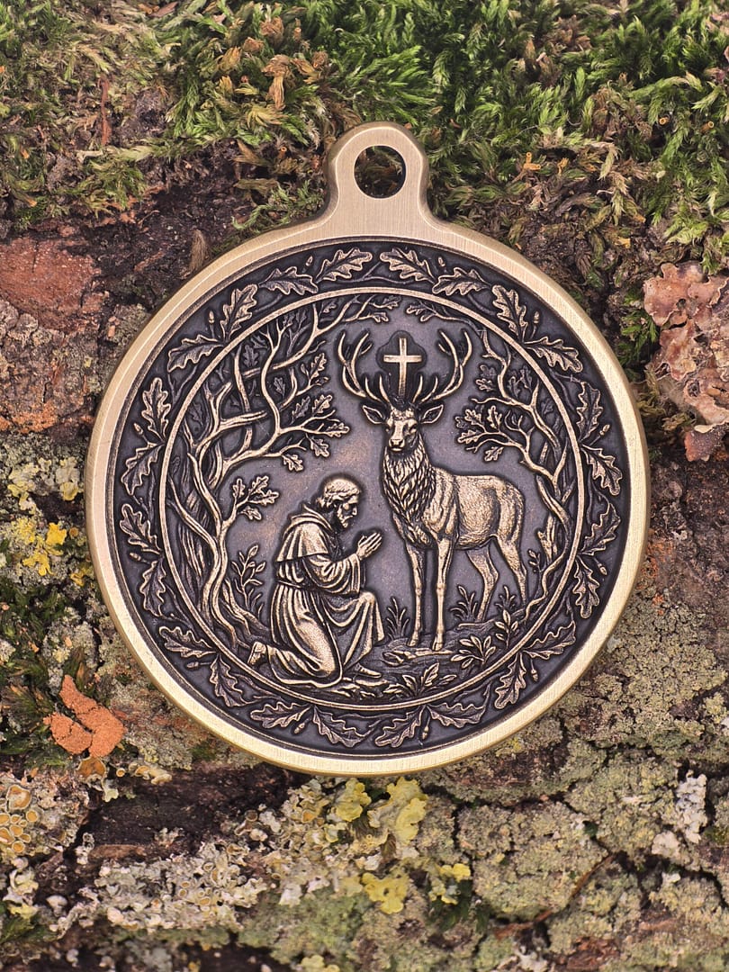 Anhänger Heiliger Hubertus 44 mm