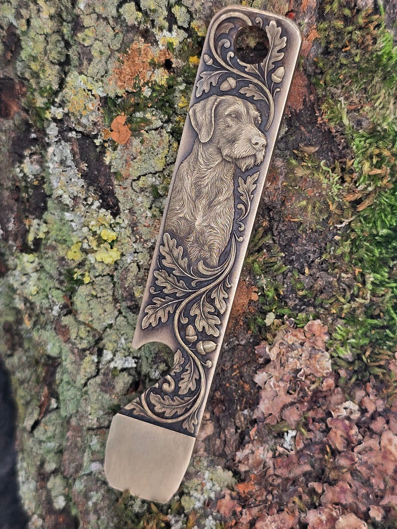 Pybar und Flaschenöffner Drahthaar 100 x 18 x 5 mm
