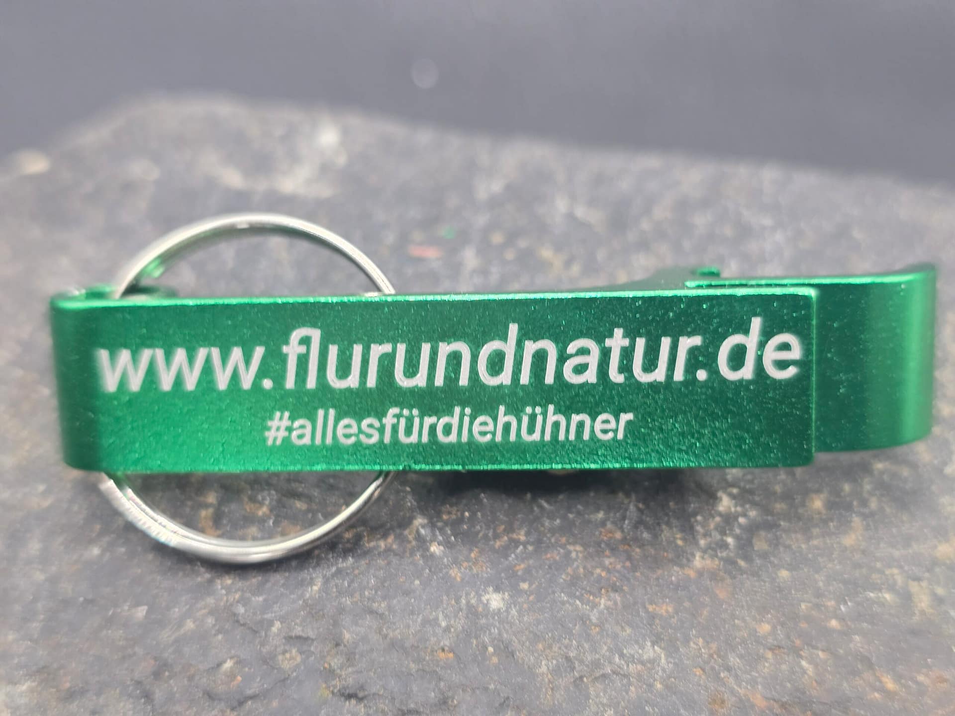 Flaschenöffner, grün #allesfürdiehühner
