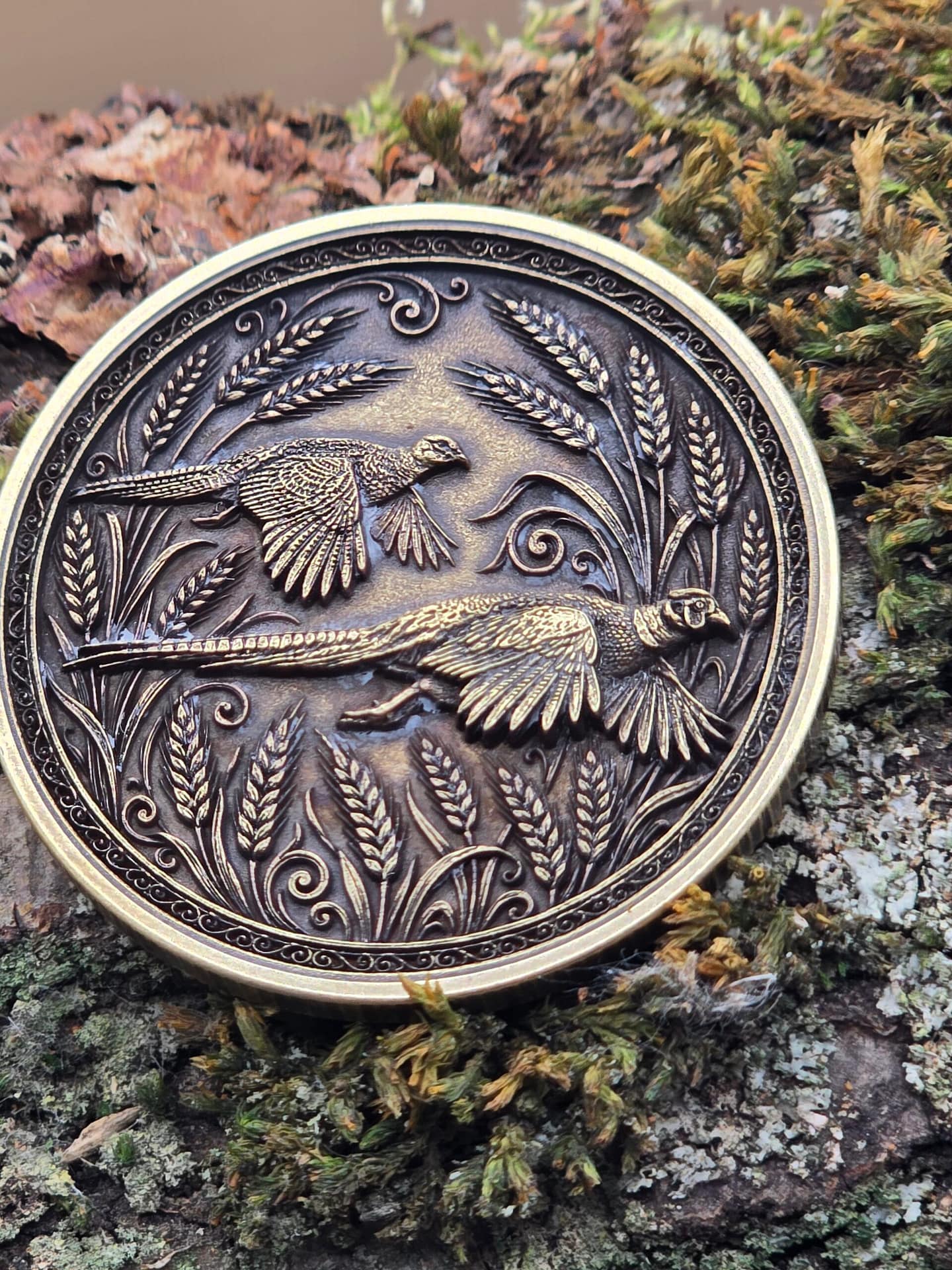 Münze Fasanen 40 mm